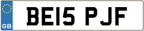 Truck License Plate